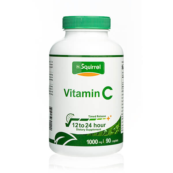 Vitamine C 1000mg 90 Comprimés Supplément Blanchissant à Libération Contrôlée
