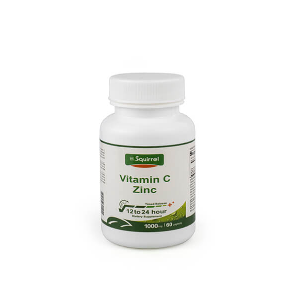 Vitamine C 1000 Mg Avec Zinc 15 Mg 180 Comprimés Anti-redoxon Comprimés à Libération Prolongée