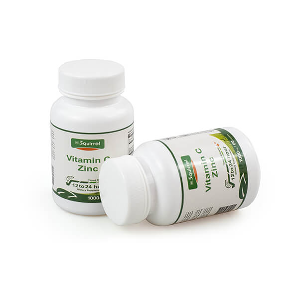 Vitamine C 1000 Mg Avec Zinc 15 Mg 180 Comprimés Anti-redoxon Comprimés à Libération Prolongée